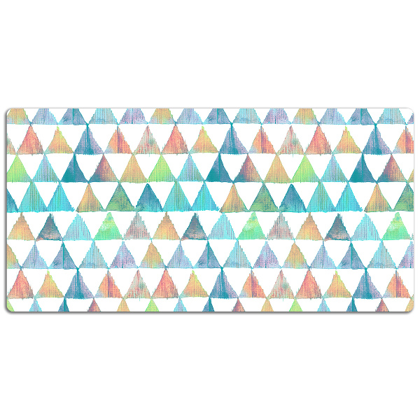 Sous-main bureau Triangles géométriques