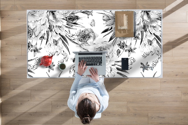 Sous-main bureau Bouquet de fleurs