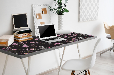 Tapis de bureau Hérons et fleurs