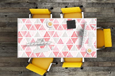 Tapis de bureau Triangles roses