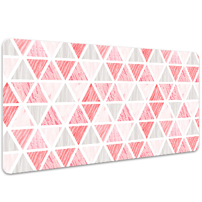 Tapis de bureau Triangles roses