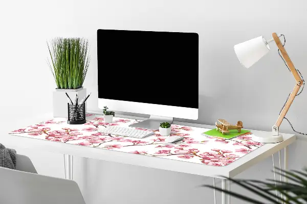 Sous main de bureau fleur de cerisier