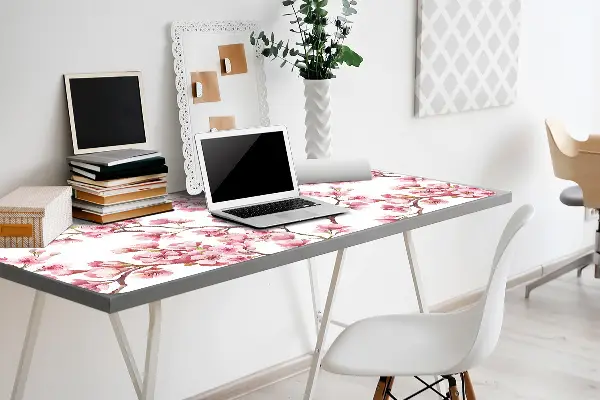 Sous main de bureau fleur de cerisier