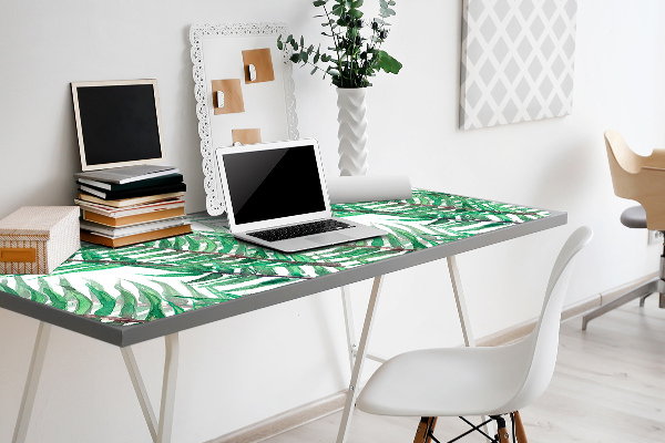 Sous-main bureau Feuilles de palmier