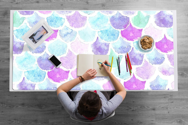 Tapis de bureau Gouttes colorées