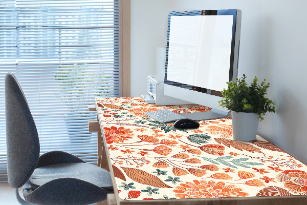 Sous-main bureau Fleurs artistiques