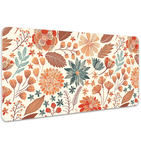 Sous-main bureau Fleurs artistiques