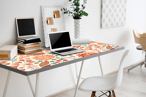 Sous-main bureau Fleurs artistiques