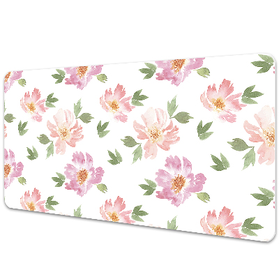 Tapis de bureau Fleurs aquarelles