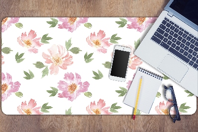 Tapis de bureau Fleurs aquarelles