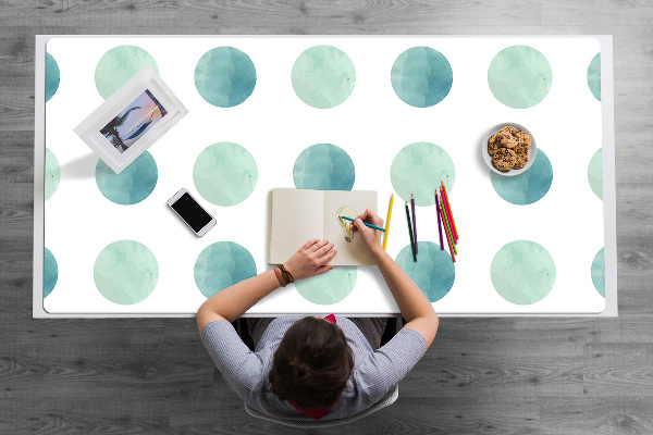 Tapis de bureau Points aquarelles