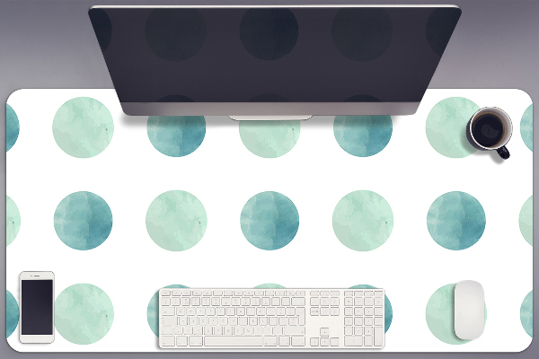 Tapis de bureau Points aquarelles