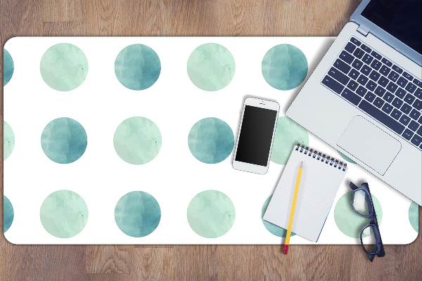 Tapis de bureau Points aquarelles