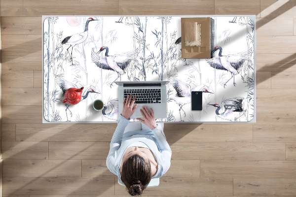Sous main de bureau Danse de grue