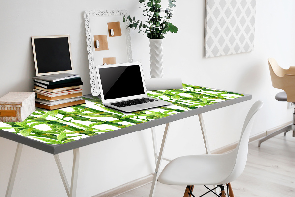 Sous main de bureau Bambou