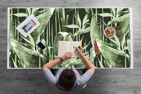 Sous main de bureau Feuilles sombres