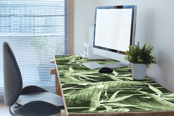 Sous main de bureau Feuilles sombres