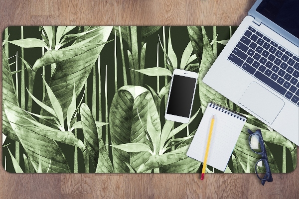 Sous main de bureau Feuilles sombres