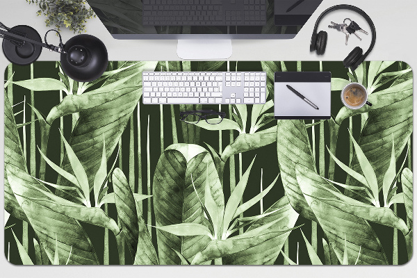 Sous main de bureau Feuilles sombres