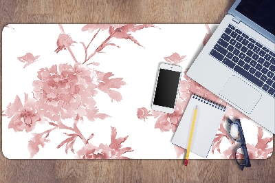 Sous-main bureau Fleurs pastel