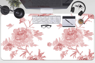 Sous-main bureau Fleurs pastel