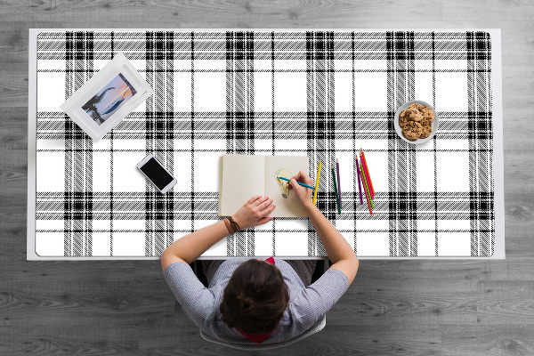 Tapis de bureau Motif plaid