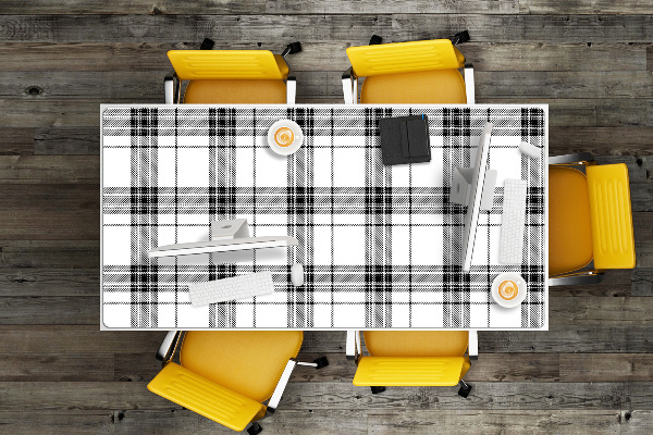 Tapis de bureau Motif plaid