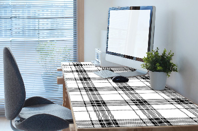 Tapis de bureau Motif plaid