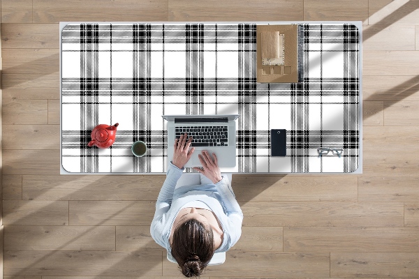Tapis de bureau Motif plaid