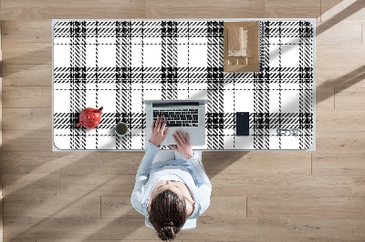 Tapis de bureau Motif plaid