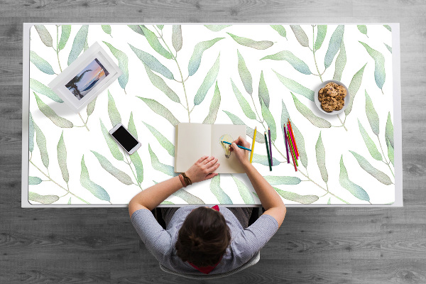 Sous-main bureau Feuilles délicates