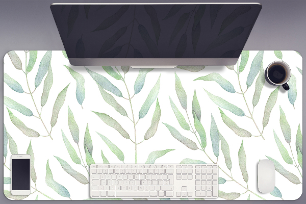 Sous-main bureau Feuilles délicates