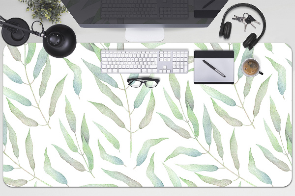 Sous-main bureau Feuilles délicates