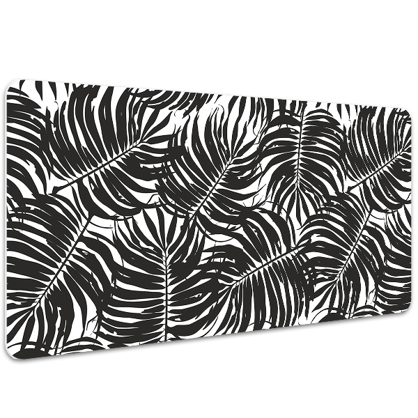 Sous main de bureau Feuilles noires