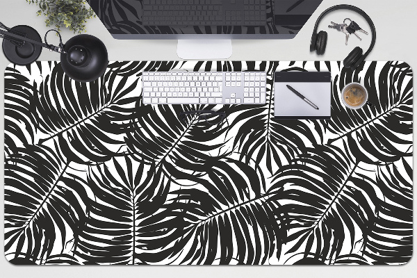 Sous main de bureau Feuilles noires