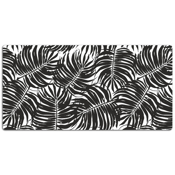 Sous main de bureau Feuilles noires