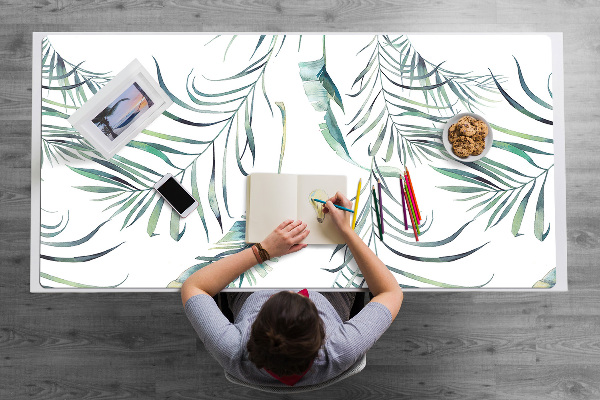 Sous-main bureau Feuilles comme des plumes
