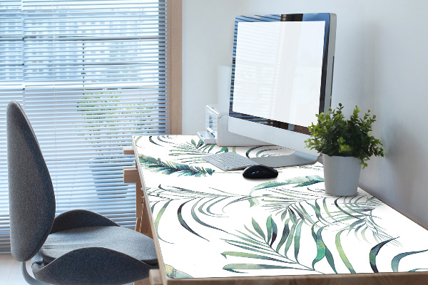 Sous-main bureau Feuilles comme des plumes
