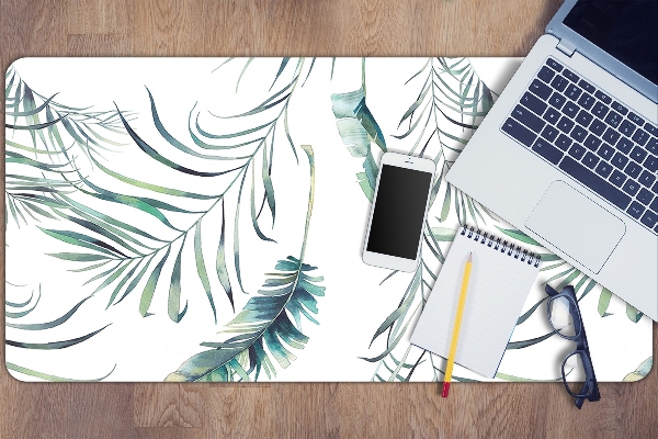 Sous-main bureau Feuilles comme des plumes
