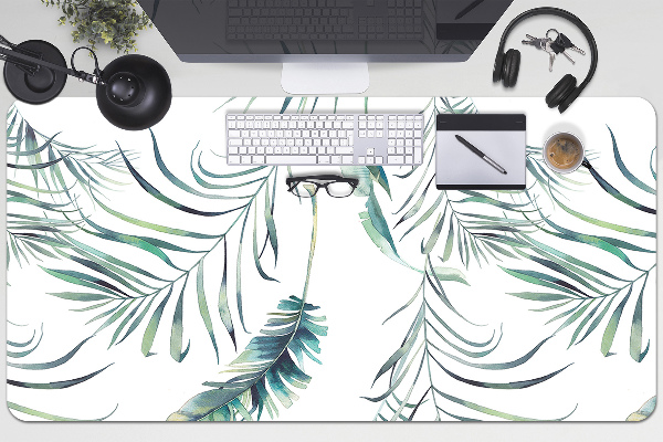Sous-main bureau Feuilles comme des plumes