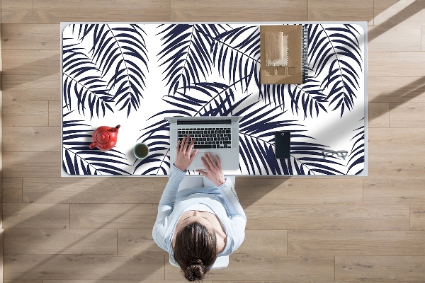 Sous-main bureau Paume tropicale
