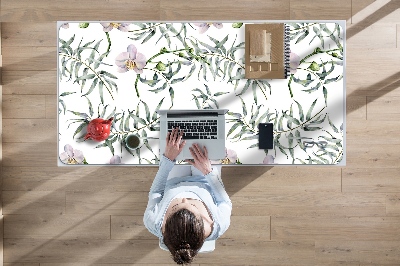 Tapis de bureau Orchidées roses