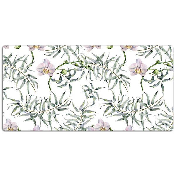 Tapis de bureau Orchidées roses