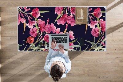 Tapis de bureau Fleurs aquarelles