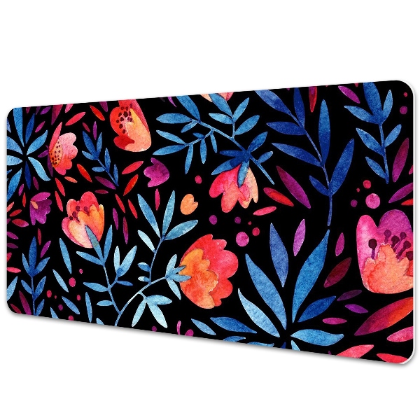 Sous main de bureau Motif floral