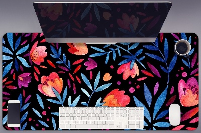 Sous main de bureau Motif floral