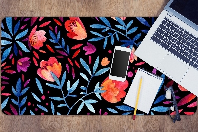 Sous main de bureau Motif floral