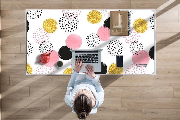 Sous-main bureau Points géométriques