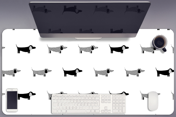 Sous main de bureau Teckel