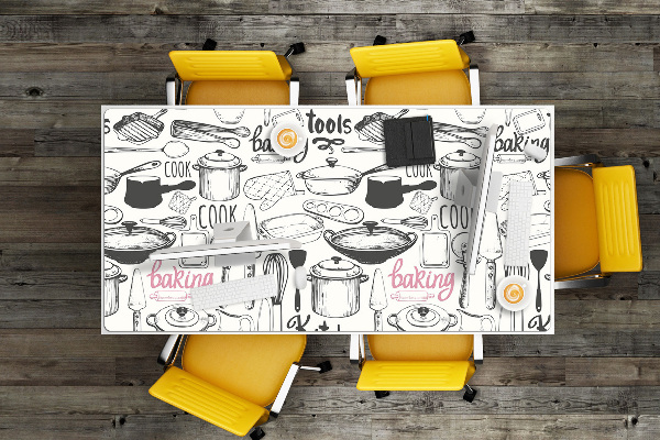 Tapis de bureau Motifs de cuisine